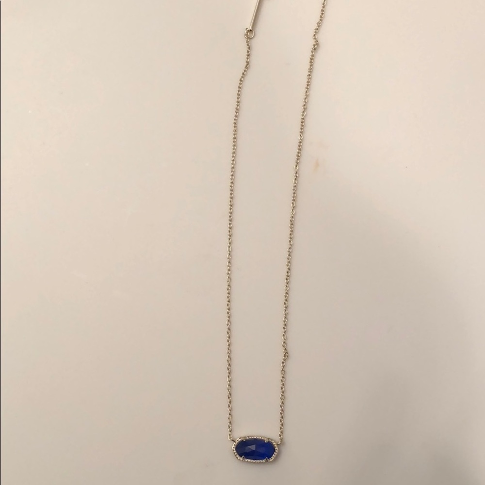 Kendra Scott Elisa Pendant Necklace in Cobalt